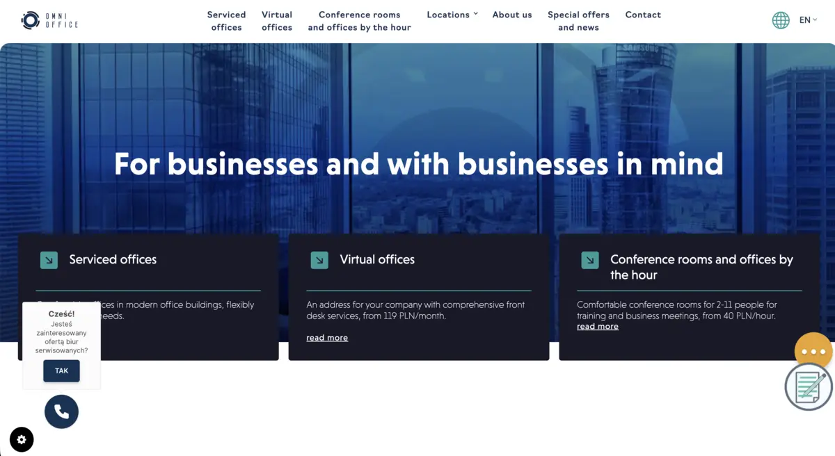 Omni Office. Analiza, audyt, doradztwo IT i prace programistyczne wspierające synchronizację oferty biur - Case Study