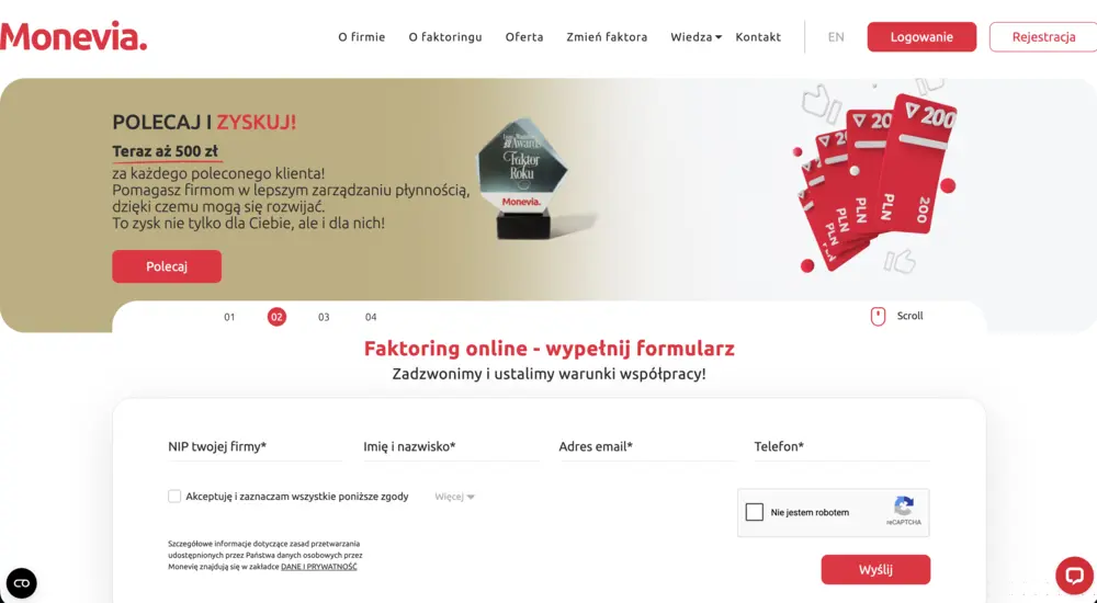 Cyfrowa platforma faktoringowa dla firmy z branży fintech - Case Study
